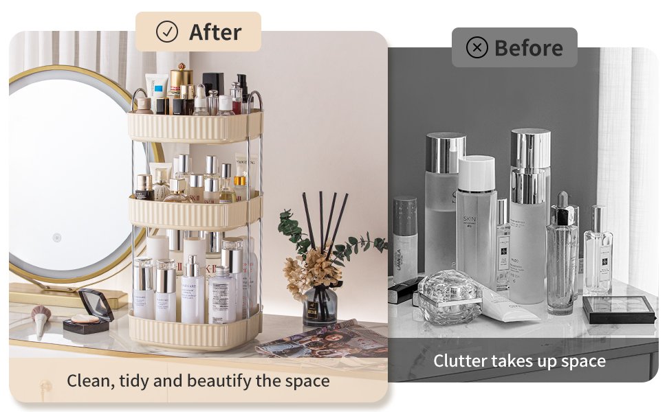 make clean,tidy and beautify the space-countertop organizer