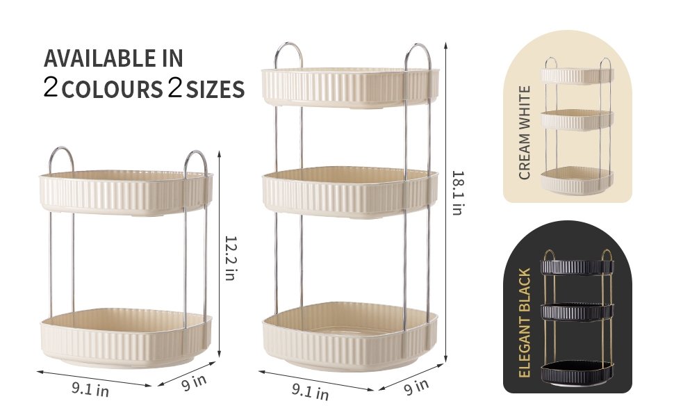 available in 2 colours, 2 sizes-countertop organizer