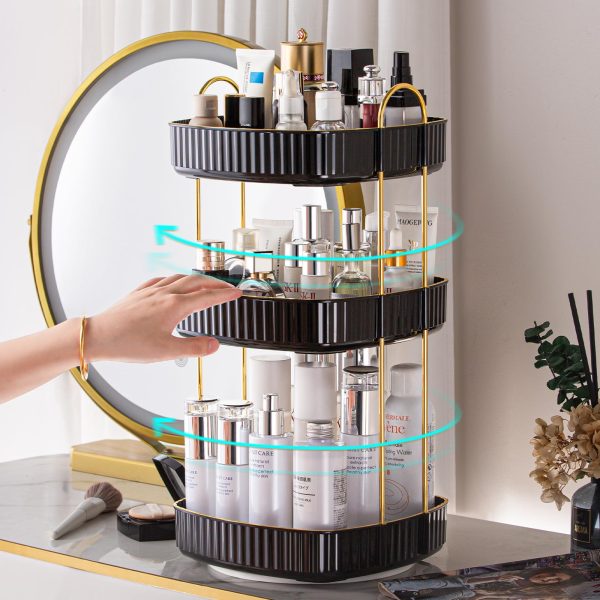 360 Rotating Makeup Organizer for Vanity