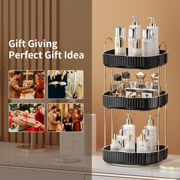 is a great gift-360 Rotating Makeup Organizer for Vanity