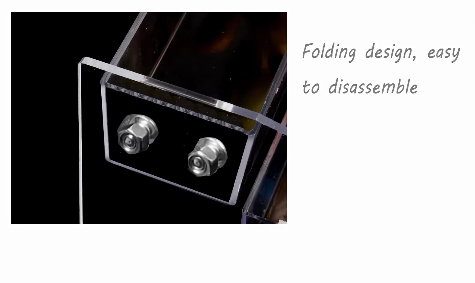 details show-Transparent sunglasses Countertop Organizer