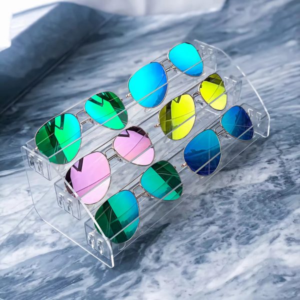 Transparent sunglasses Countertop Organizer