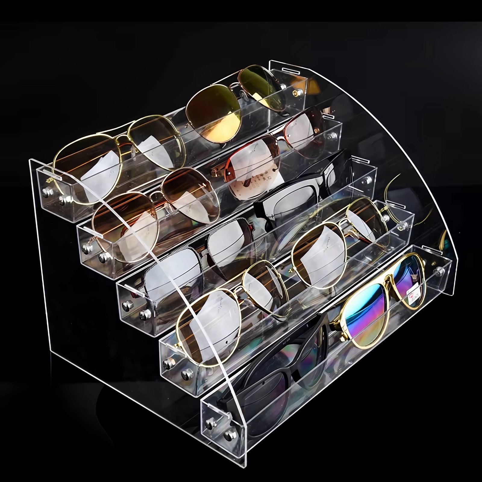 Transparent sunglasses Countertop Organizer