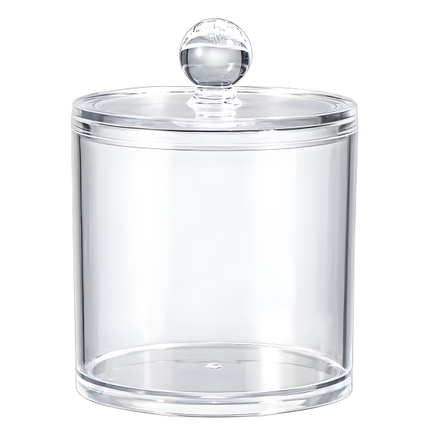 cotton swab pad holder for makeup-countertop organizer