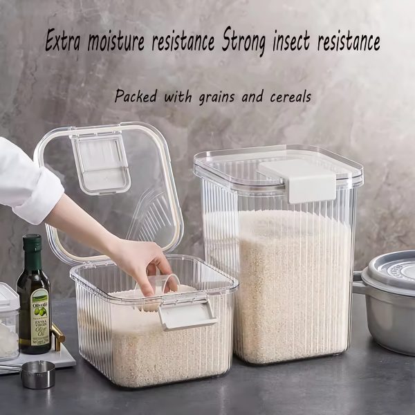 packed with grains and cereals-moisture-proof sealed rice bucket