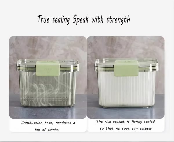 true sealing speak with strength-moisture-proof sealed rice bucket