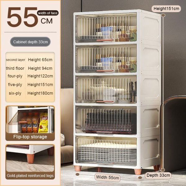 Large Capacity Multi-colour Snacks Storage Cabinet