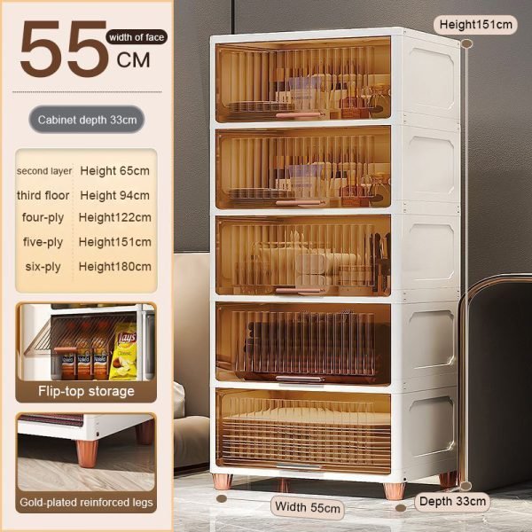 Large Capacity Multi-colour Snacks Storage Cabinet