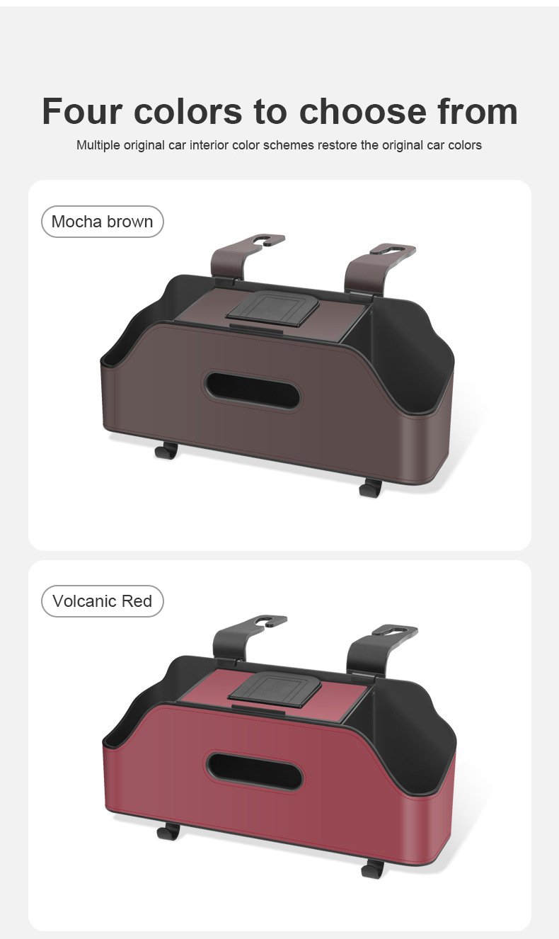 Multiple choices-Car Seat Back Storage Box