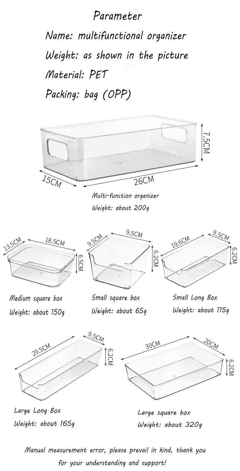 Product parameters-Multi-function Countertop Storage Organizer