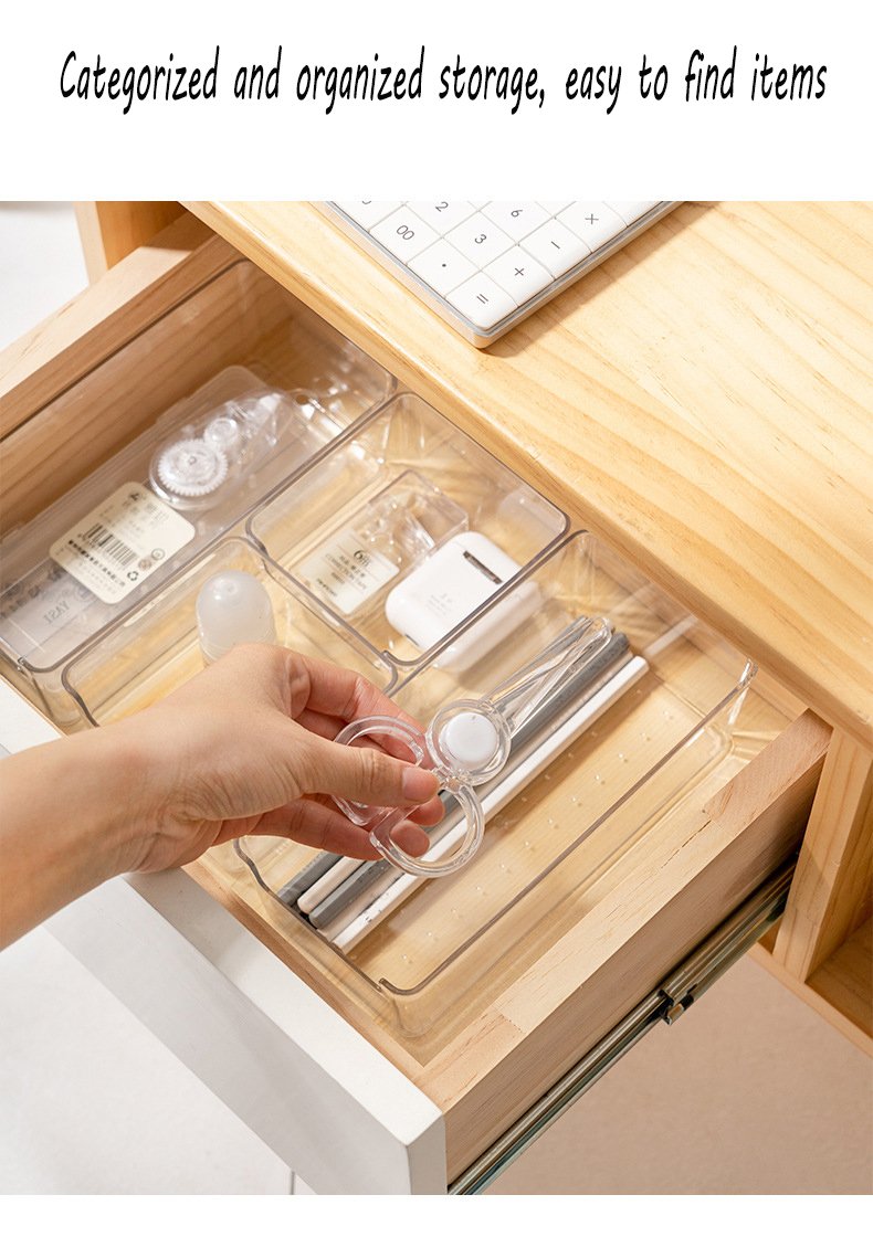 Categorized and organized storage, easy to find items-Multi-function Countertop Storage Organizer