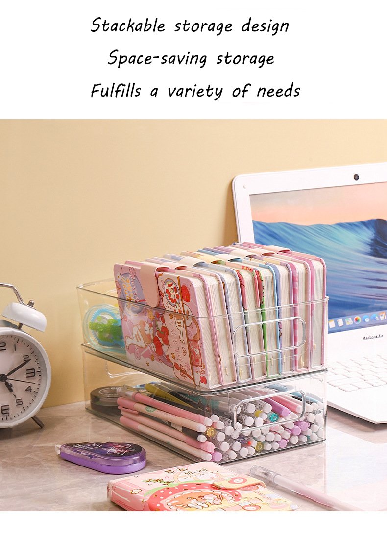 Stackable storage design space-saving storage fulfills a variety of needs-Multi-function Countertop Storage Organizer