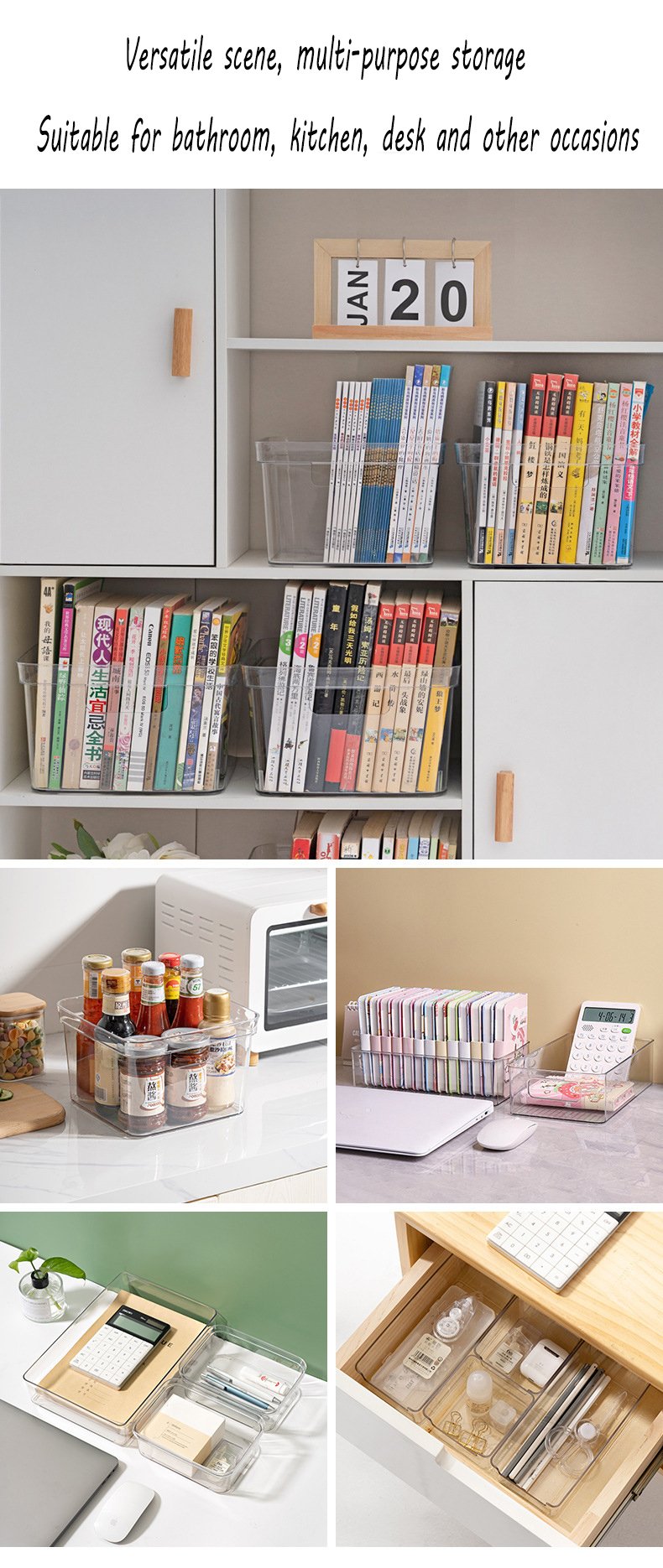 Multi-function Countertop Storage Organizer