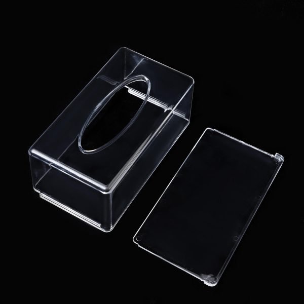 Desktop Transparent Tissue Box