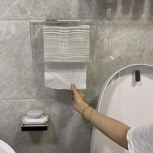 Desktop Transparent Tissue Box