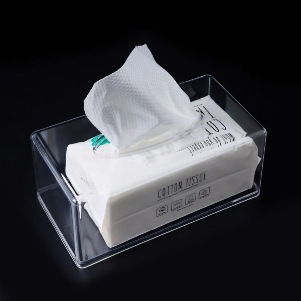 Desktop Transparent Tissue Box