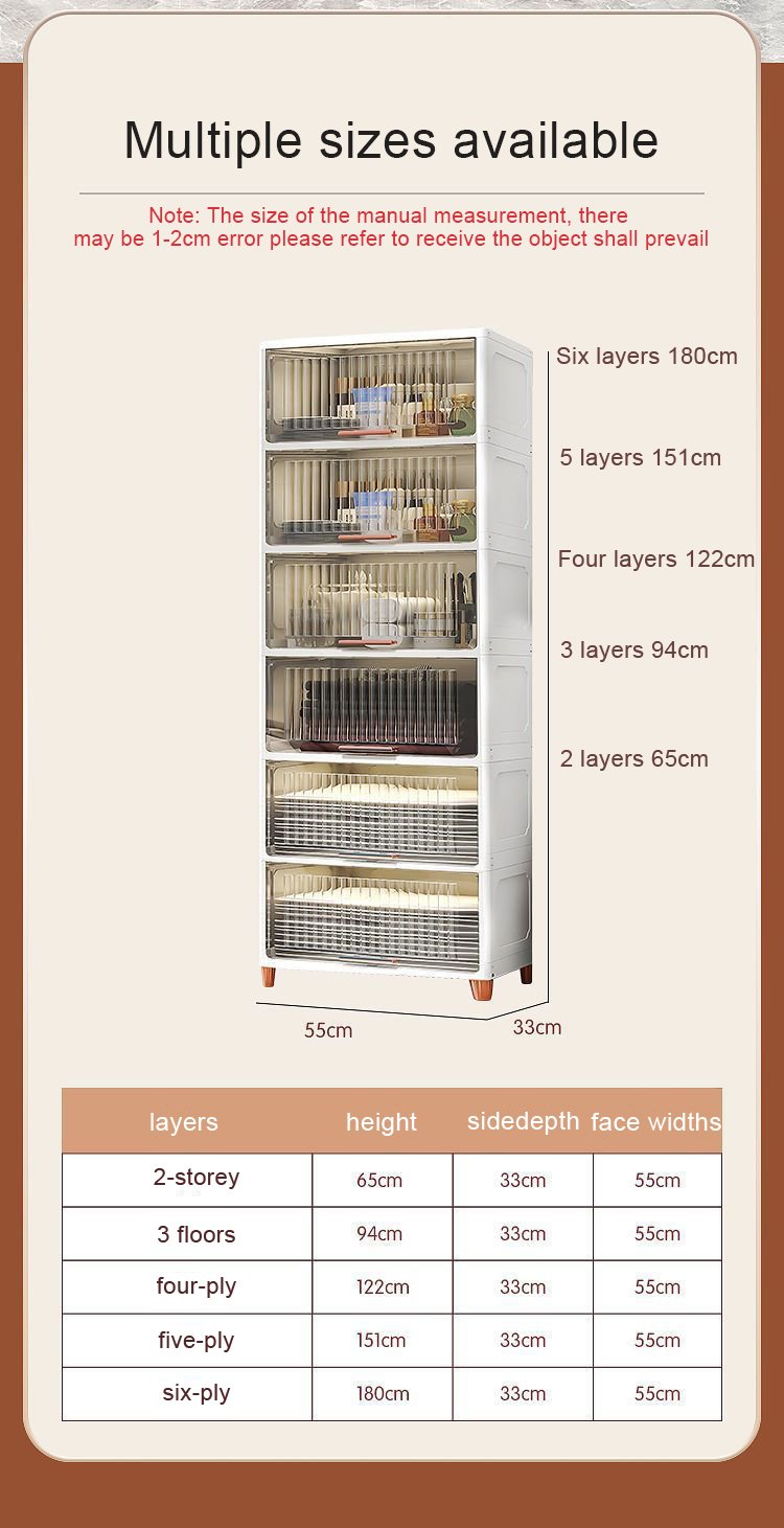 Product size-Multifunctional Storage Cabinet